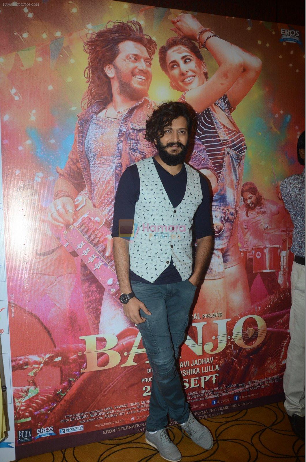 Riteish Deshmukh at Banjo press meet in Pune on 9th Sept 2016