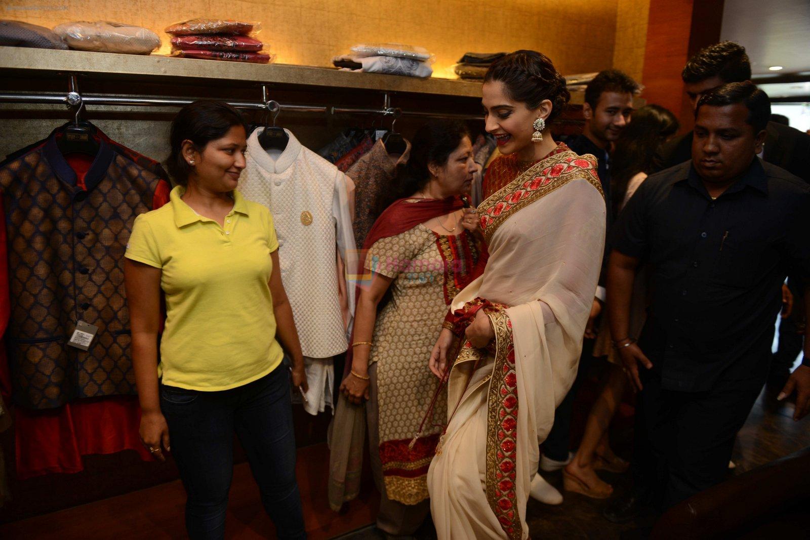 Sonam Kapoor during the launch of the first Indian Bridal Fashion Week Wedding Store, in New Delhi on 9th Sept 2016