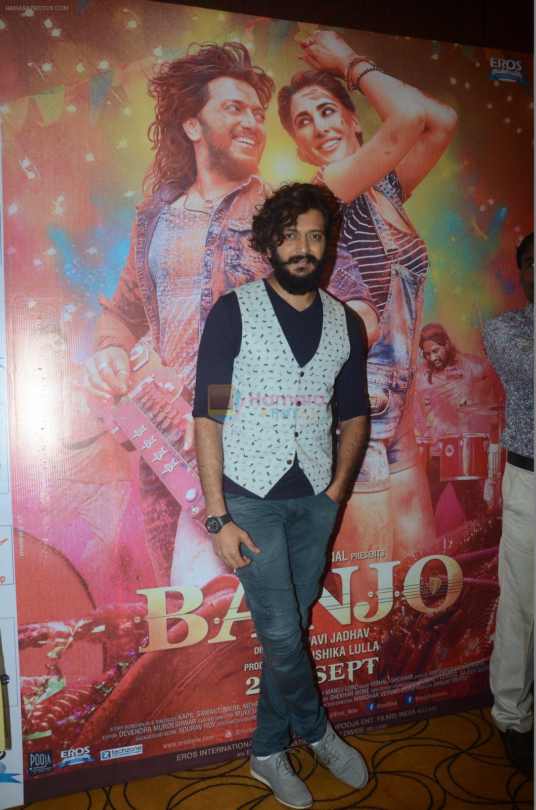 Riteish Deshmukh at Banjo press meet in Pune on 9th Sept 2016