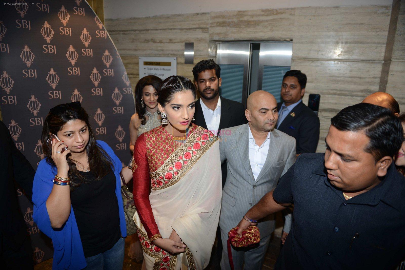 Sonam Kapoor during the launch of the first Indian Bridal Fashion Week Wedding Store, in New Delhi on 9th Sept 2016