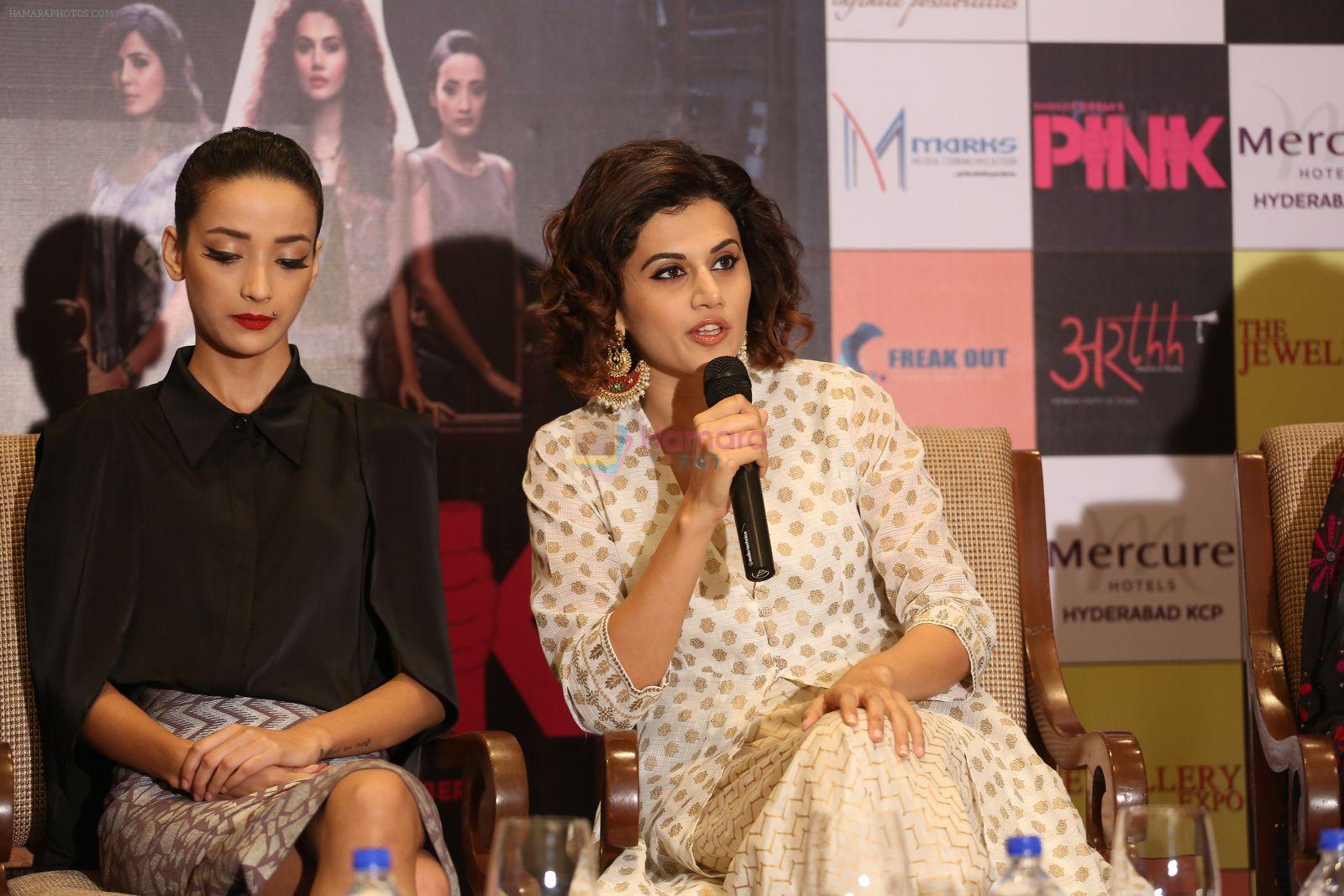 Taapsee Pannu at Pink press meet in Mumbai on 9th Sept 2016