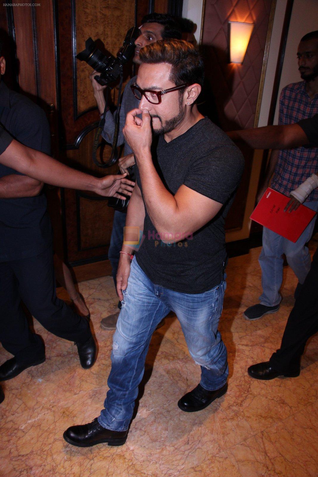 Aamir Khan at the launch of Global Citizen India on 11th Sept 2016