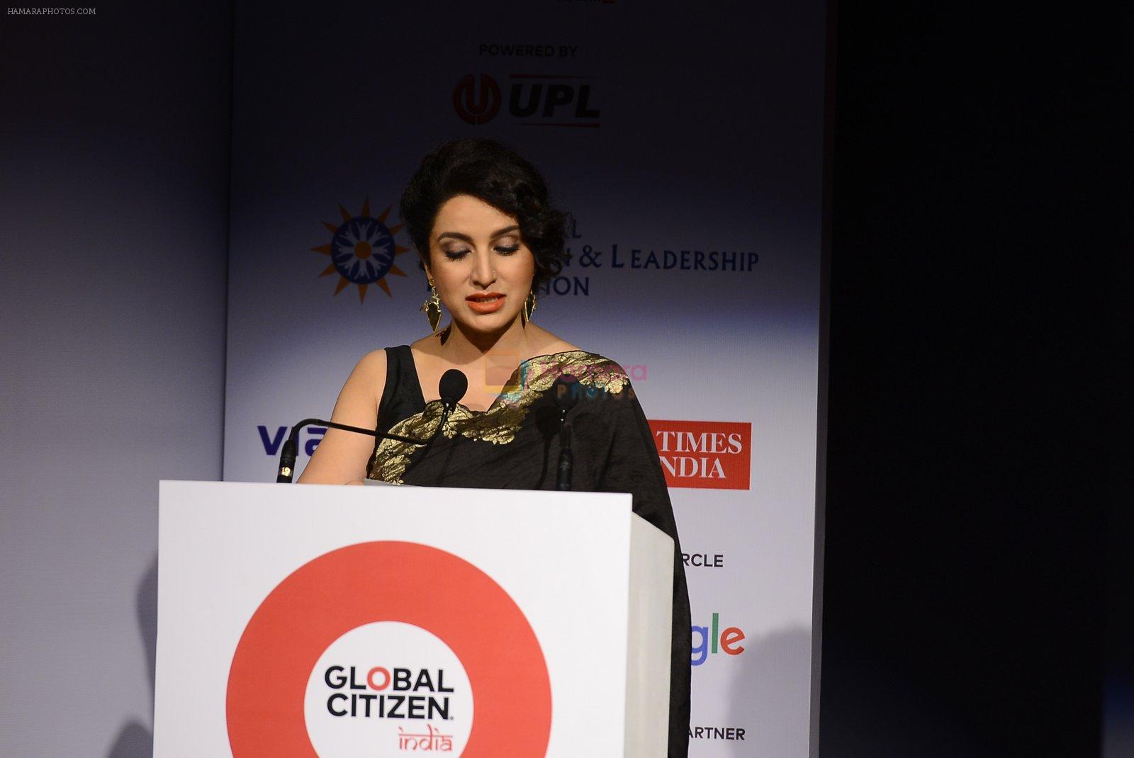 Tisca Chopra at the launch of Global Citizen India on 11th Sept 2016