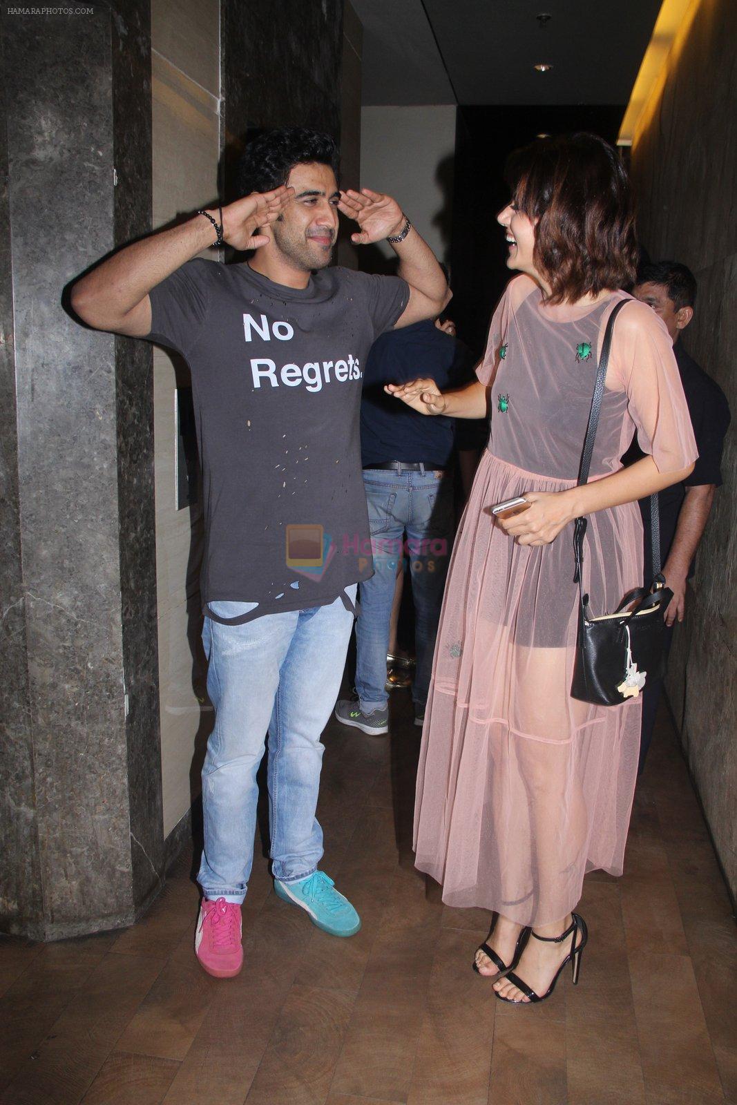 Amit Sadh, Taapsee Pannu at Pink Screening in Lightbox on 12th Sept 2016