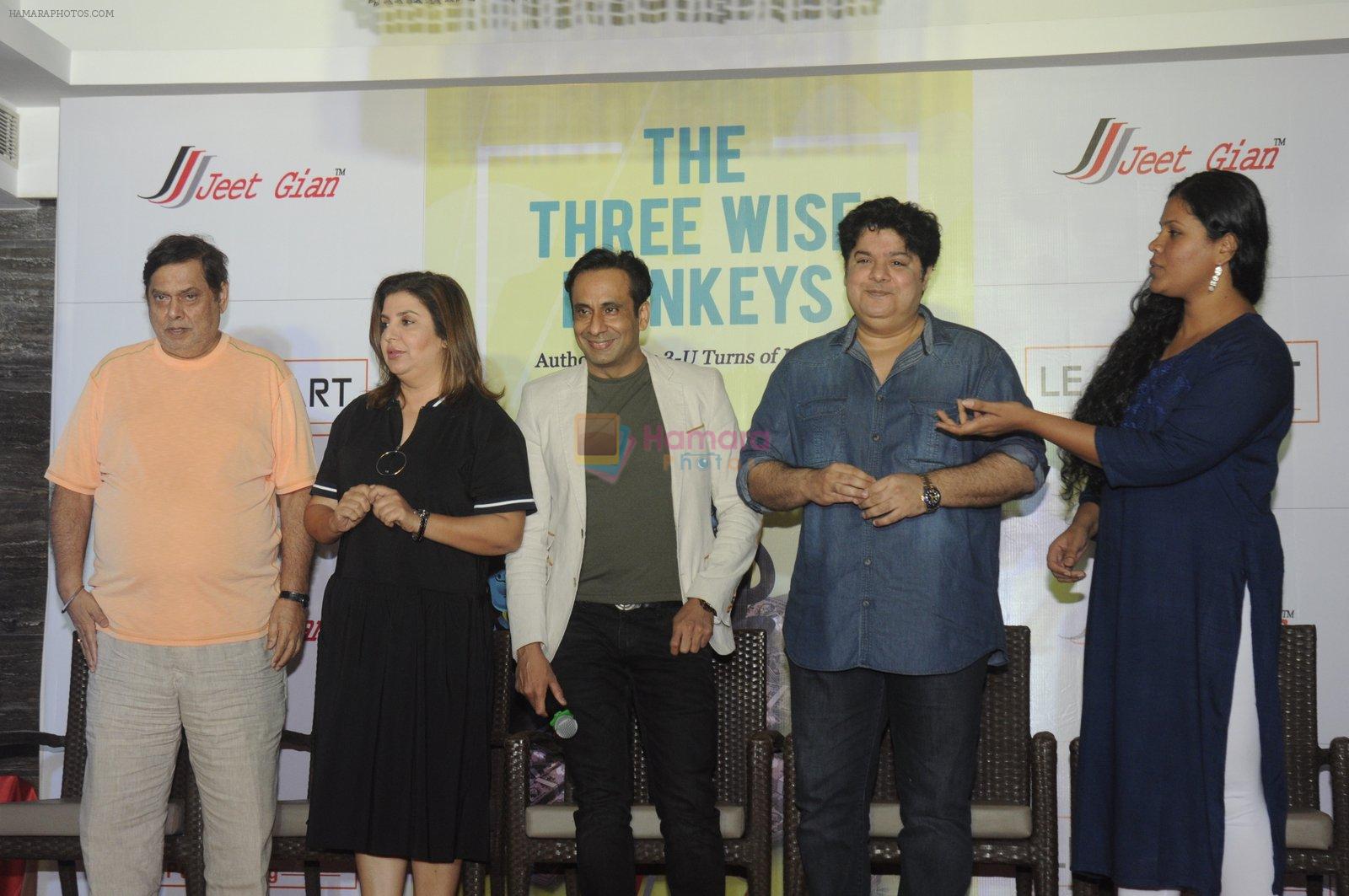 Farah Khan, Sajid Khan and David Dhawan launch three wise monkeys book launch on 19th Sept 2016