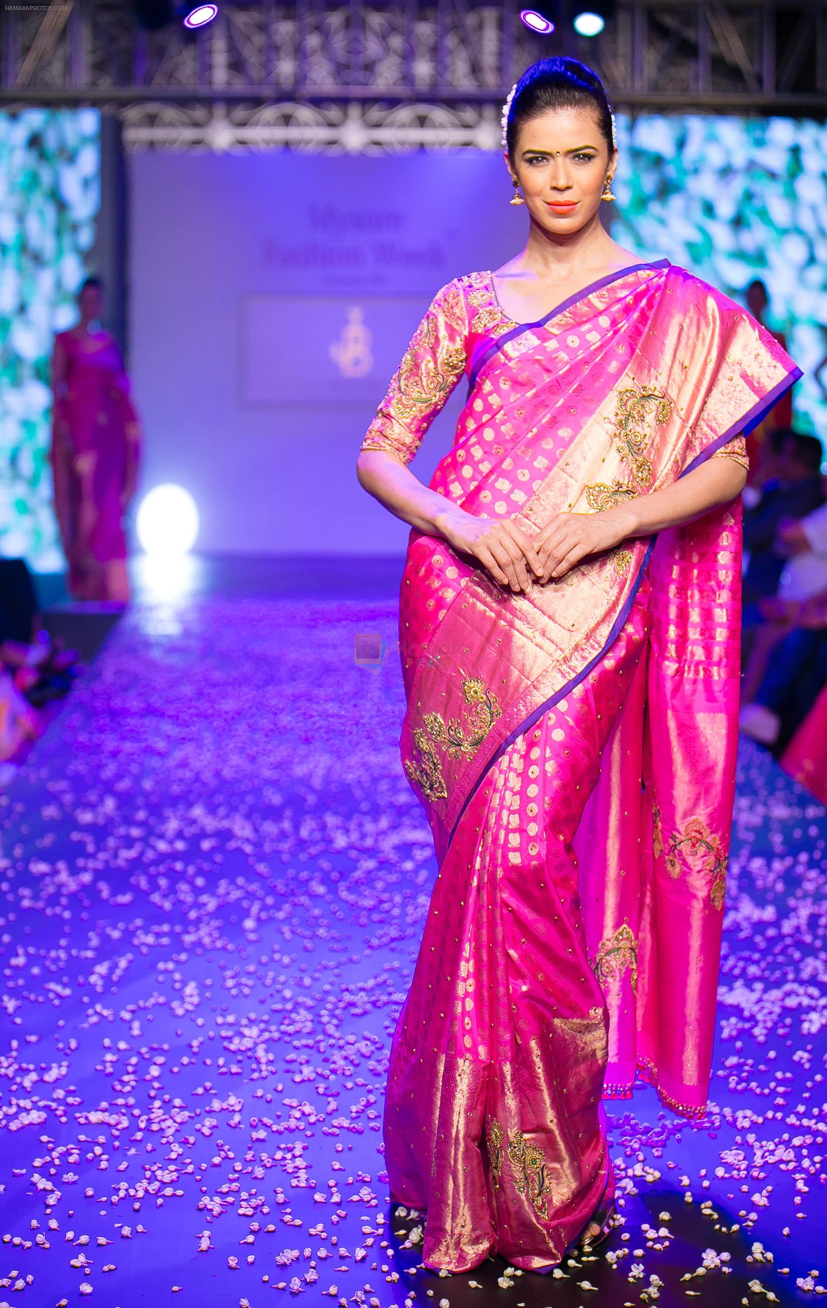 Model walk for Jayanthi Ballal At Mysore Fashion Week � SEASON 3 on 19th Sept 2016