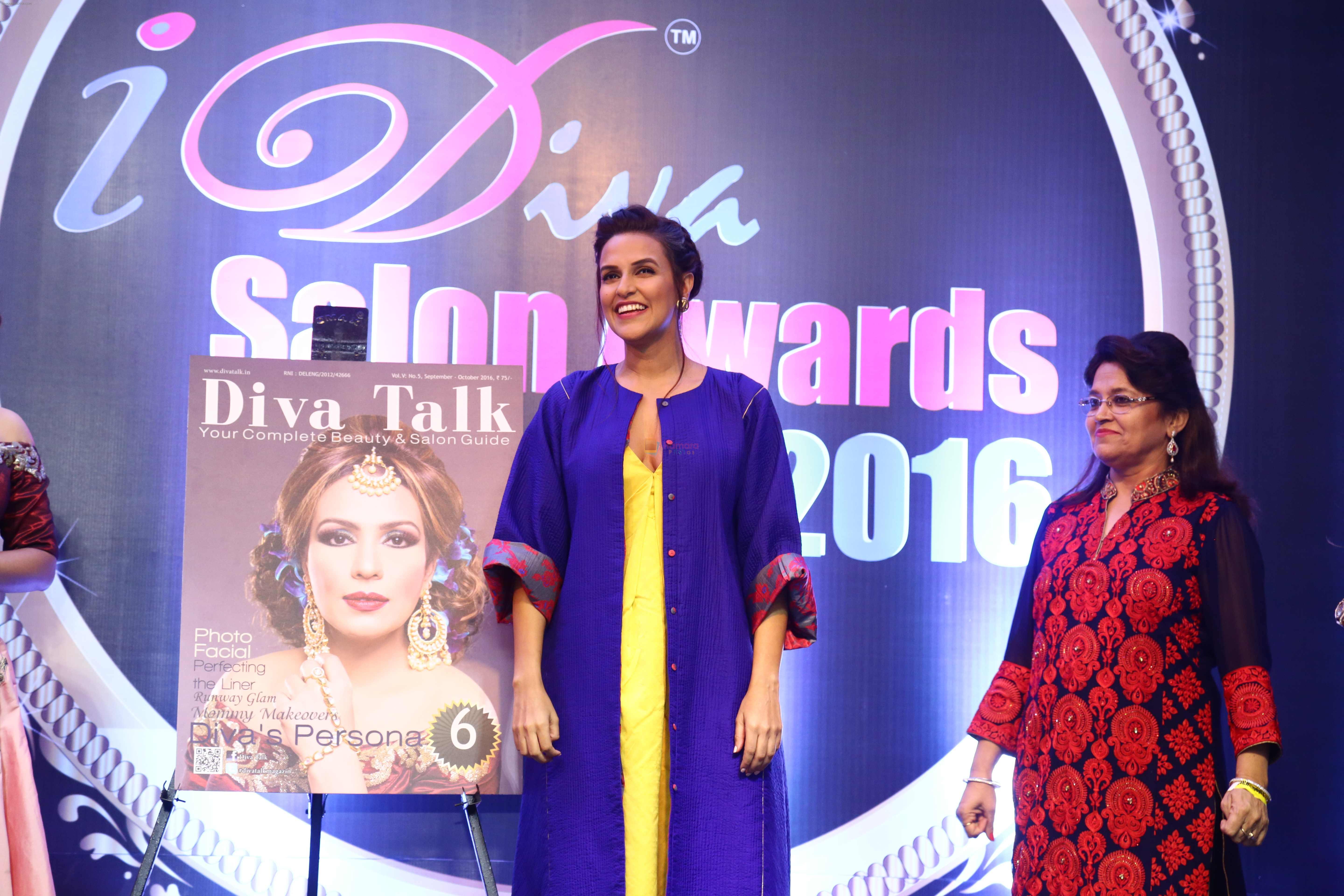 Neha Dhupia during the I Diva Salon Awards on 22nd Sept 2016