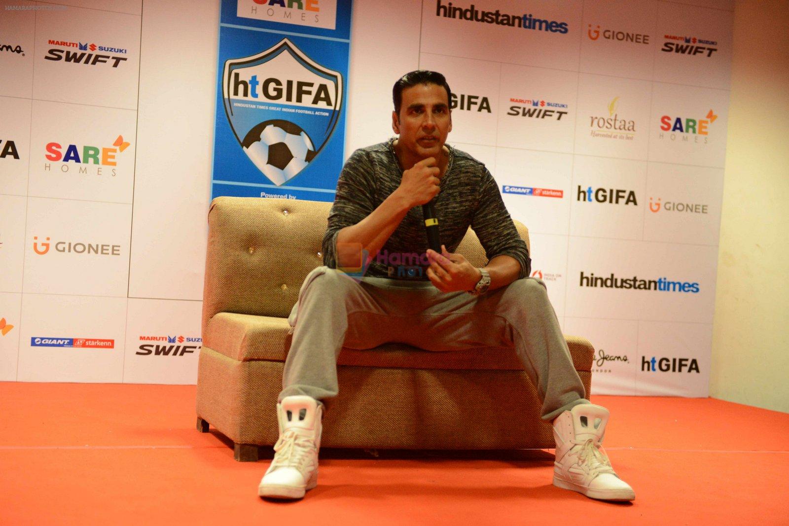 Akshay Kumar at HT GIFA Football event on 24th Sept 2016