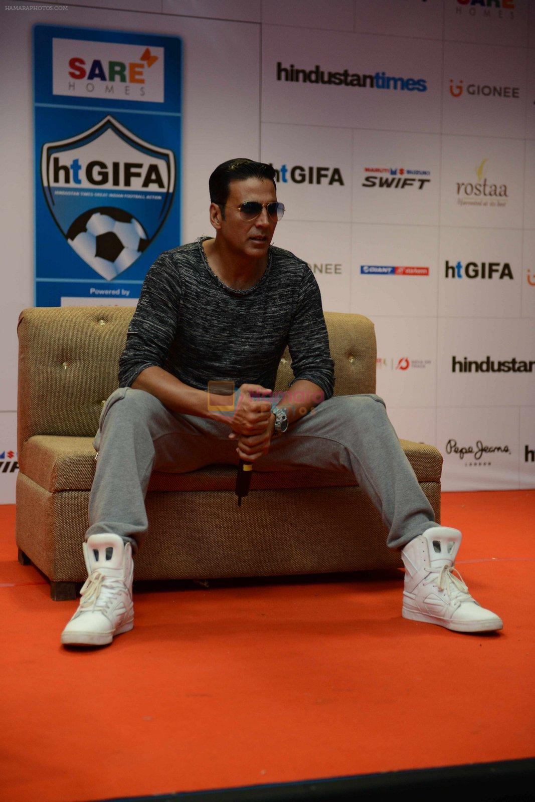 Akshay Kumar at HT GIFA Football event on 24th Sept 2016
