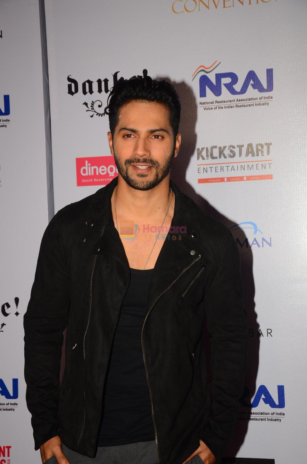 Varun Dhawan at Indian Nightlife convention on 26th Sept 2016