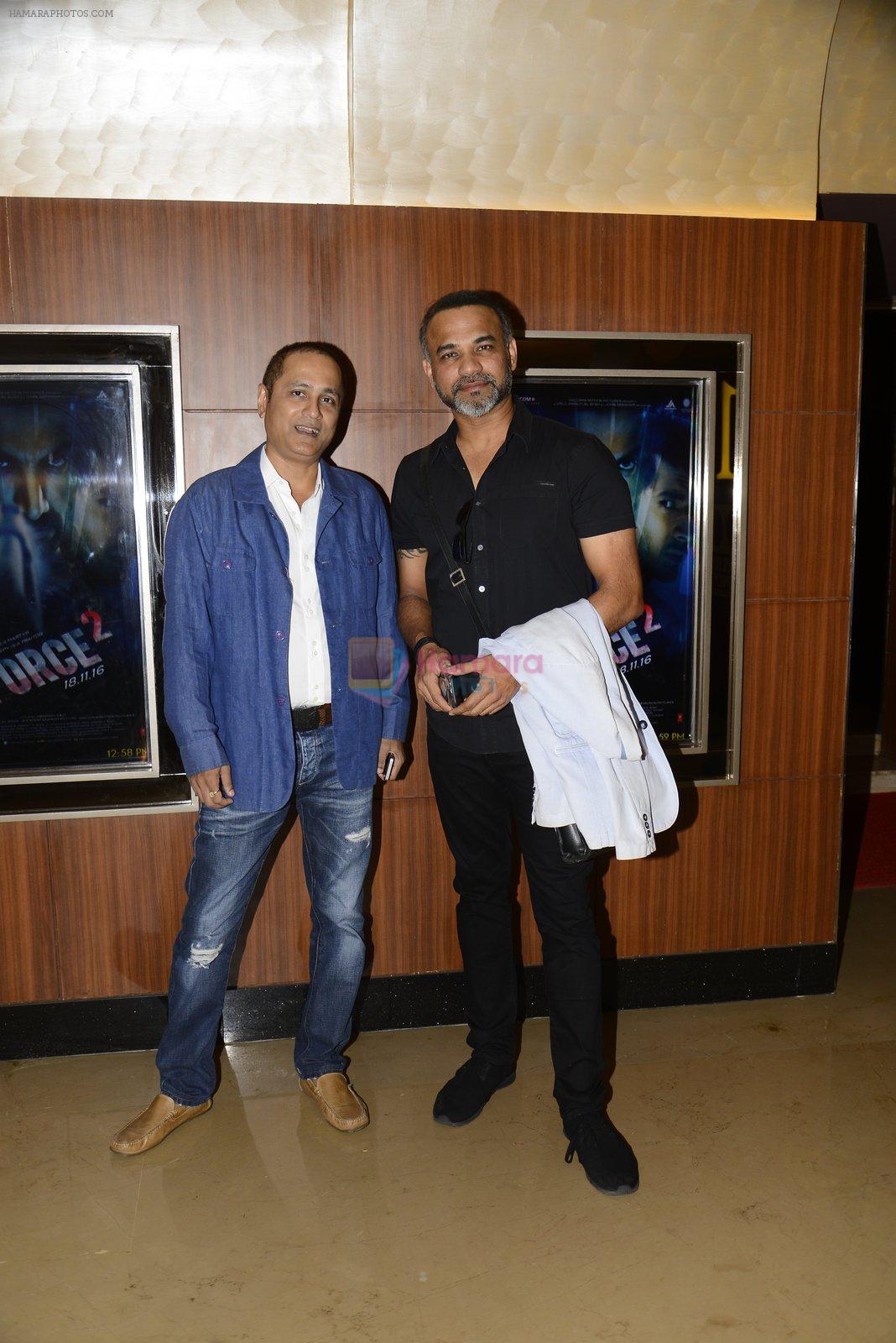 Vipul Shah, Abhinay Deo at Force 2 trailer launch in Mumbai on 29th Sept 2016