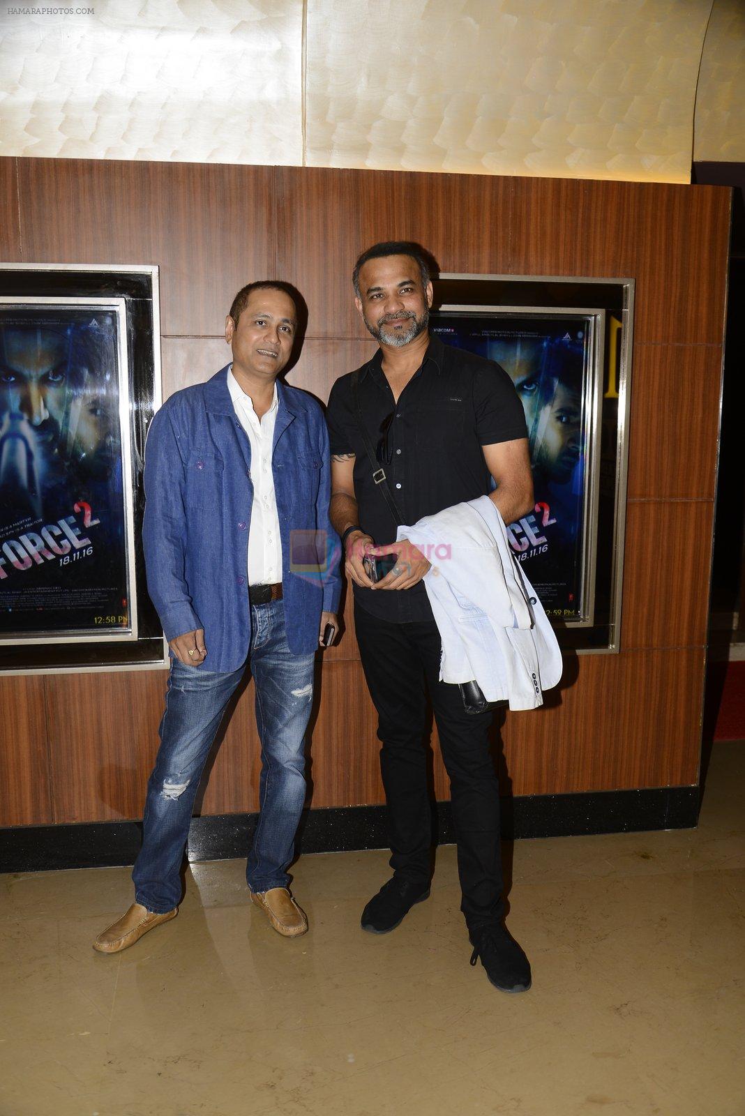 Vipul Shah, Abhinay Deo at Force 2 trailer launch in Mumbai on 29th Sept 2016