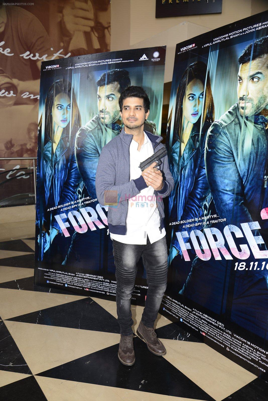 Tahir Bhasin at Force 2 trailer launch in Mumbai on 29th Sept 2016