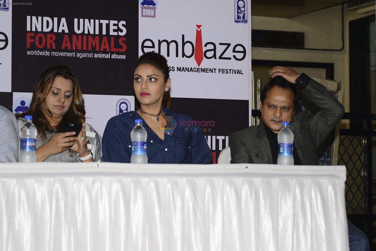 Anushka Ranjan at India Unites for Animals Event in Mithibai college on 29th Sept 2016