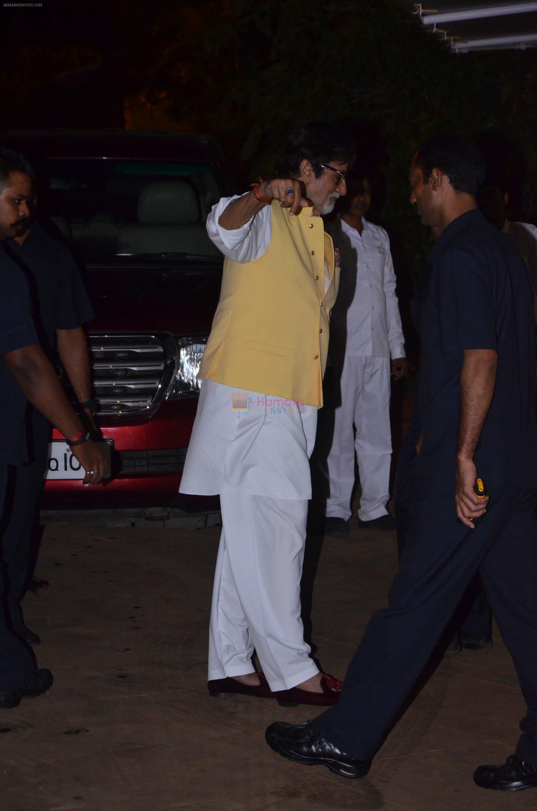 Amitabh Bachchan at Reema jain bday party in Amadeus NCPA on 28th Sept 2016