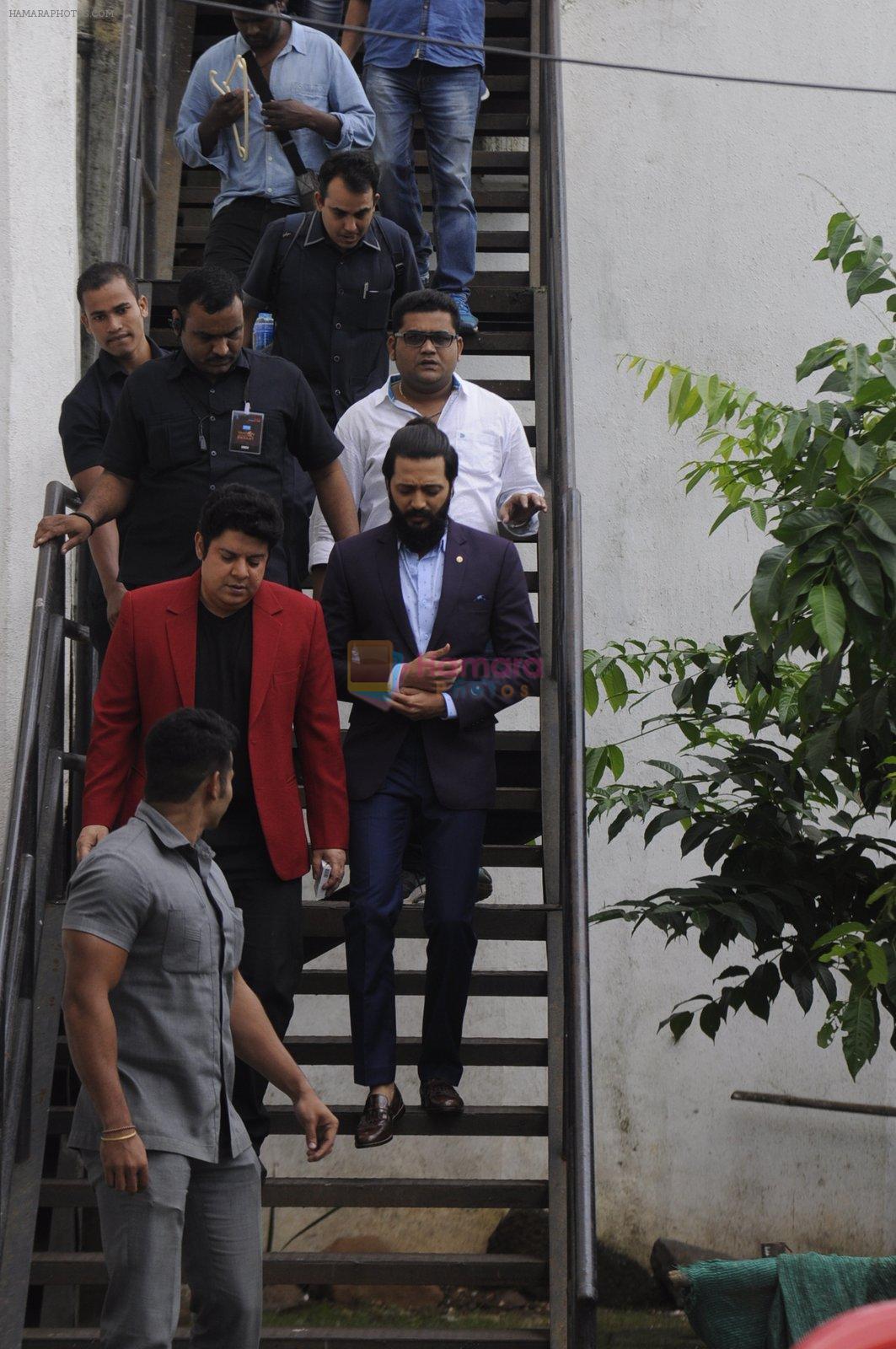 Riteish Deshmukh snapped at Filmcity on the sets of his new chat show on 29th Sept 2016