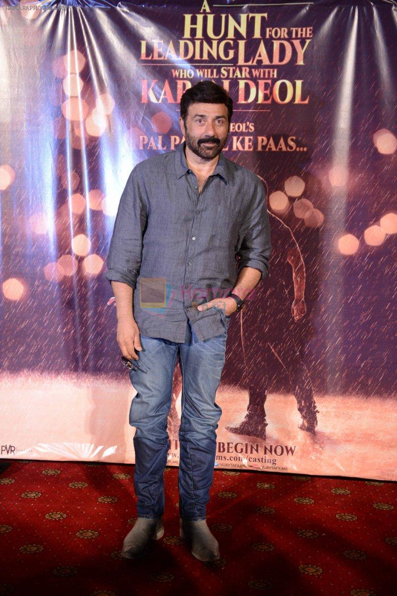 Sunny Deol during the press conference hunt for his son's debut film at PVR Plaza in New delhi on 1st Oct 2016