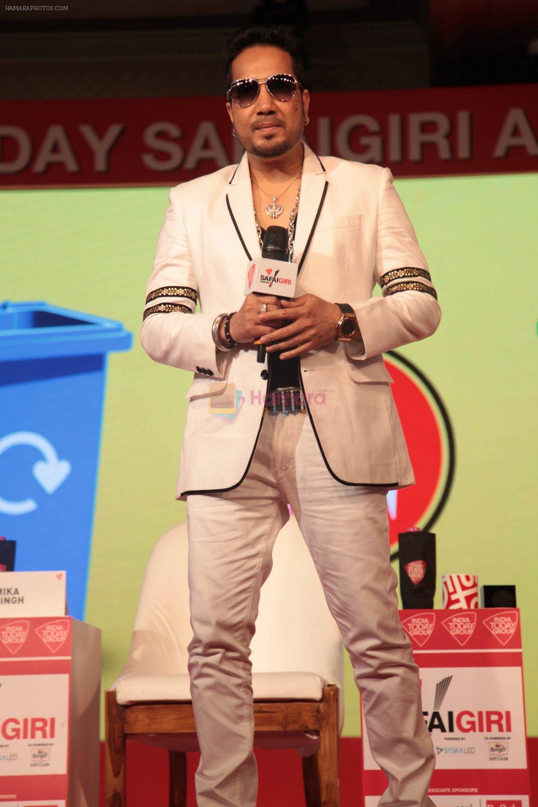 Mika Singh, Singer at India Today Safaigiri Award function , in new Delhi on Sunday -6