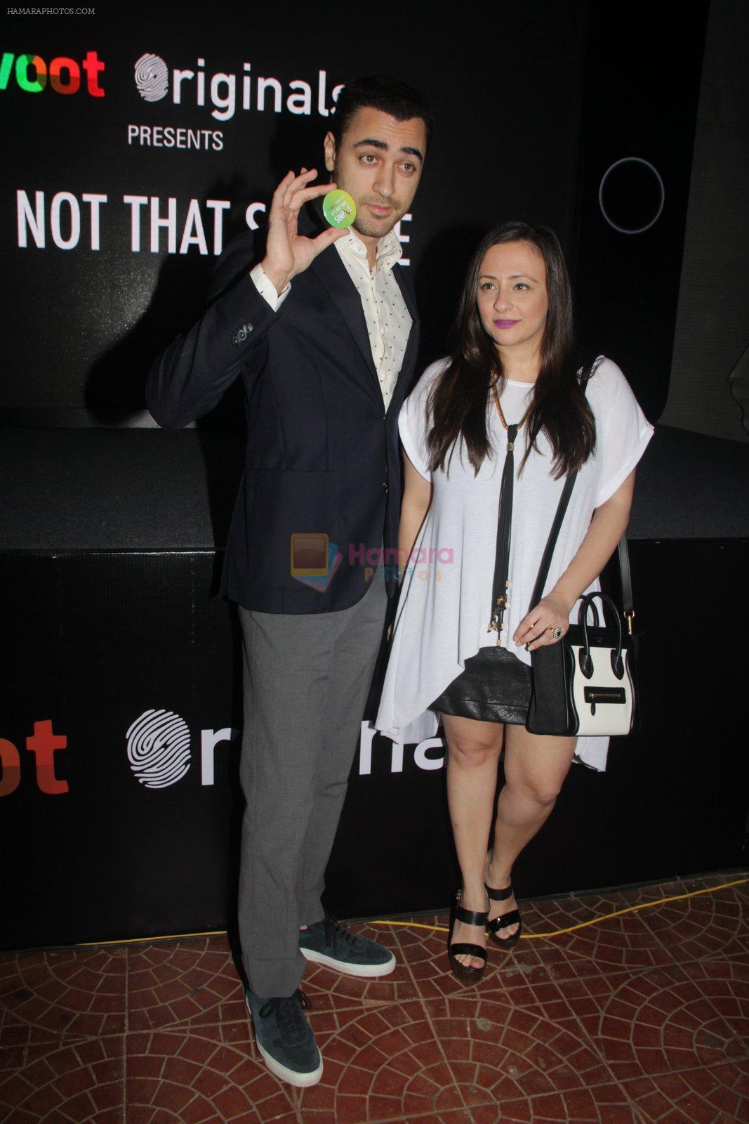 Imran Khan, Avantika Malik at the screening of It�s Not That Simple on 3rd Oct 2016