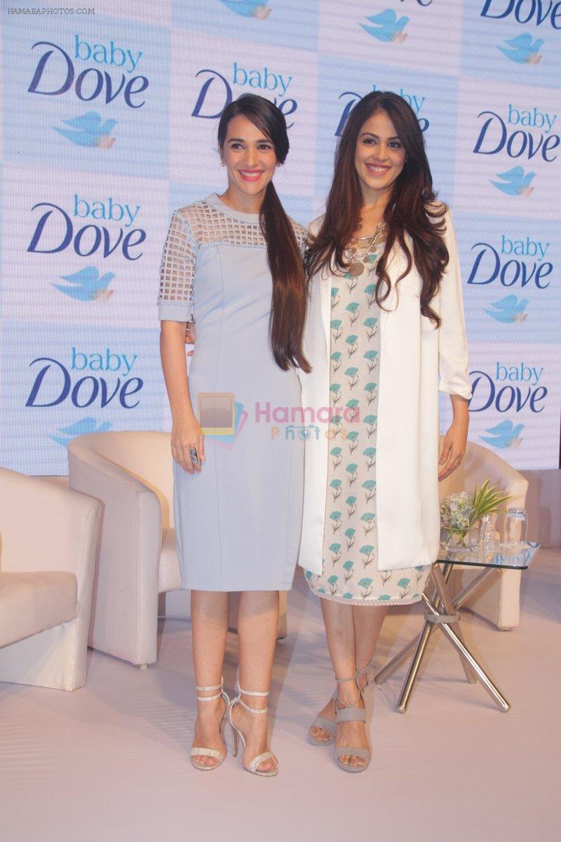 Genelia D Souza and Tara Sharma at launch of Baby Dove in India on 4th Oct 2016