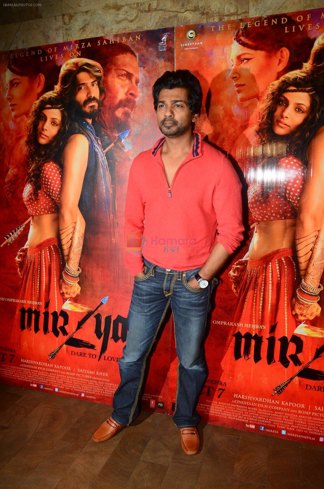 Nikhil Dwivedi snapped at Mirzya Screening on 6th Oct 2016