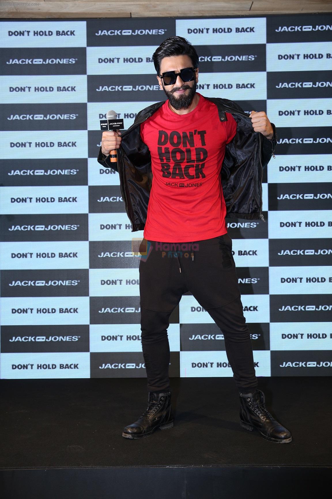 Ranveer Singh unveils the JACK&JONES campaign - Dont Hold Back