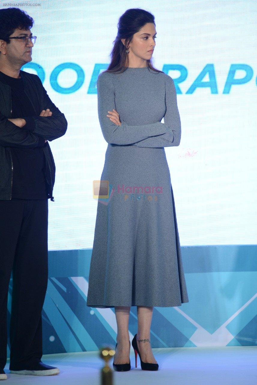 Parsoon Joshi, Deepika Padukone at together against depression event on 10th Oct 2016
