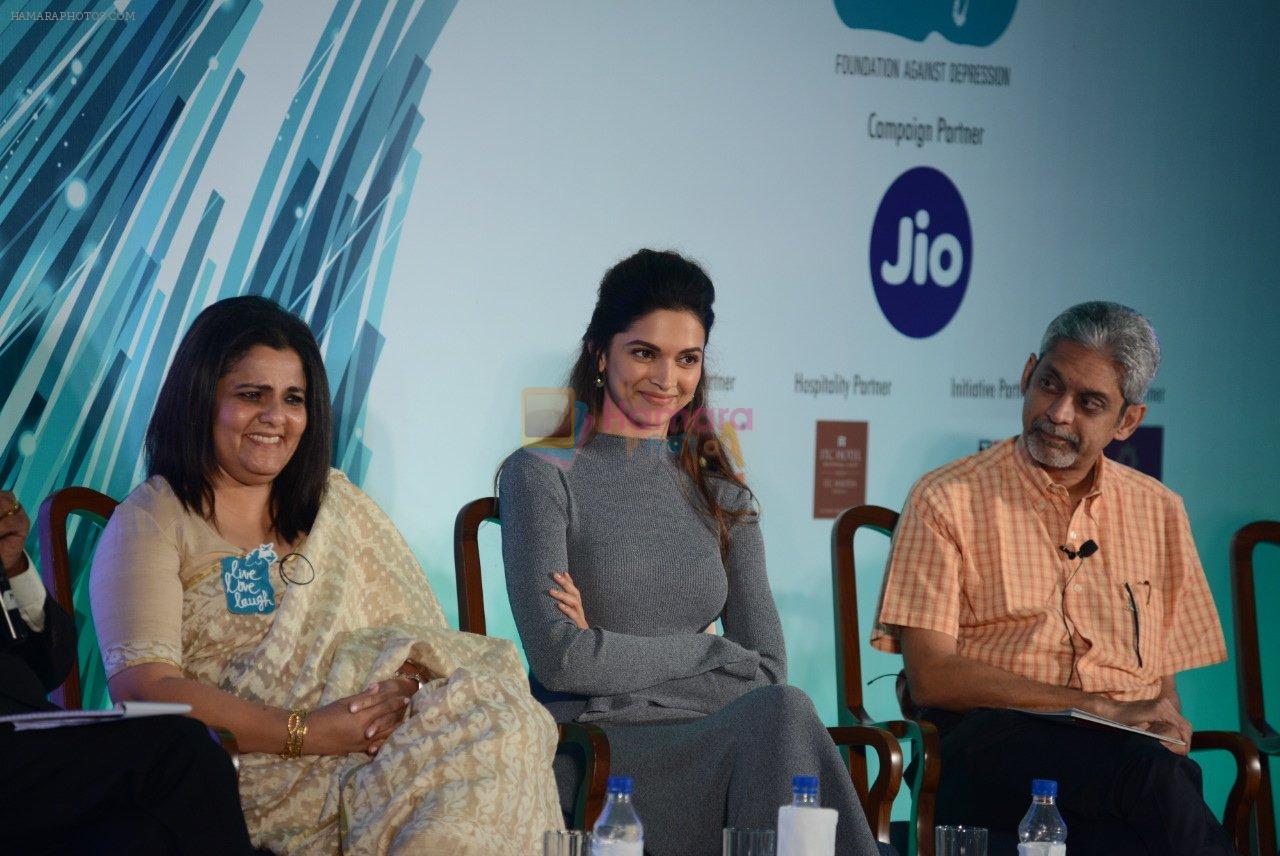 Deepika Padukone at together against depression event on 10th Oct 2016
