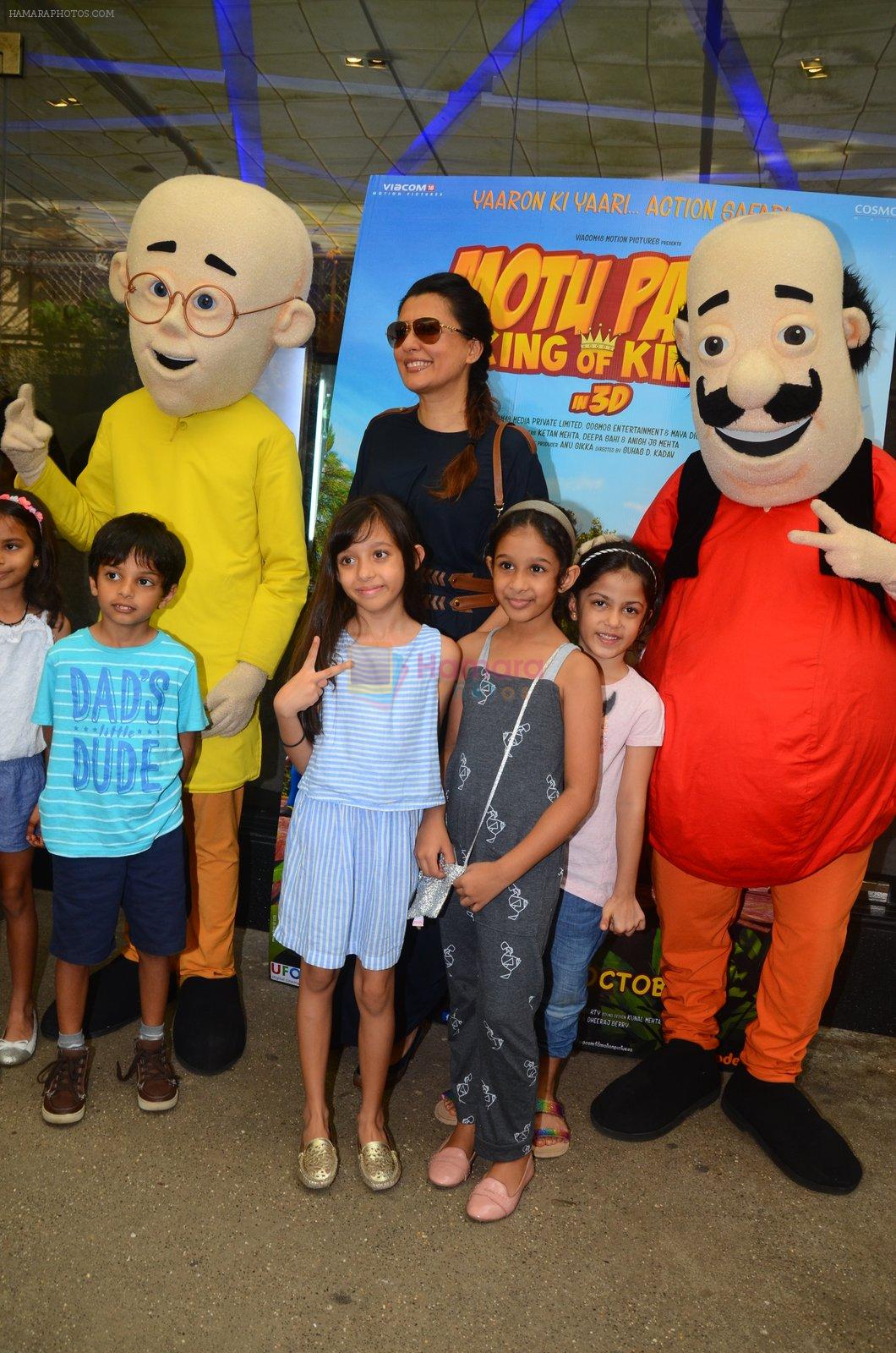 Mini Mathur at Motu Patlu screening in Mumbai on 9th Oct 2016