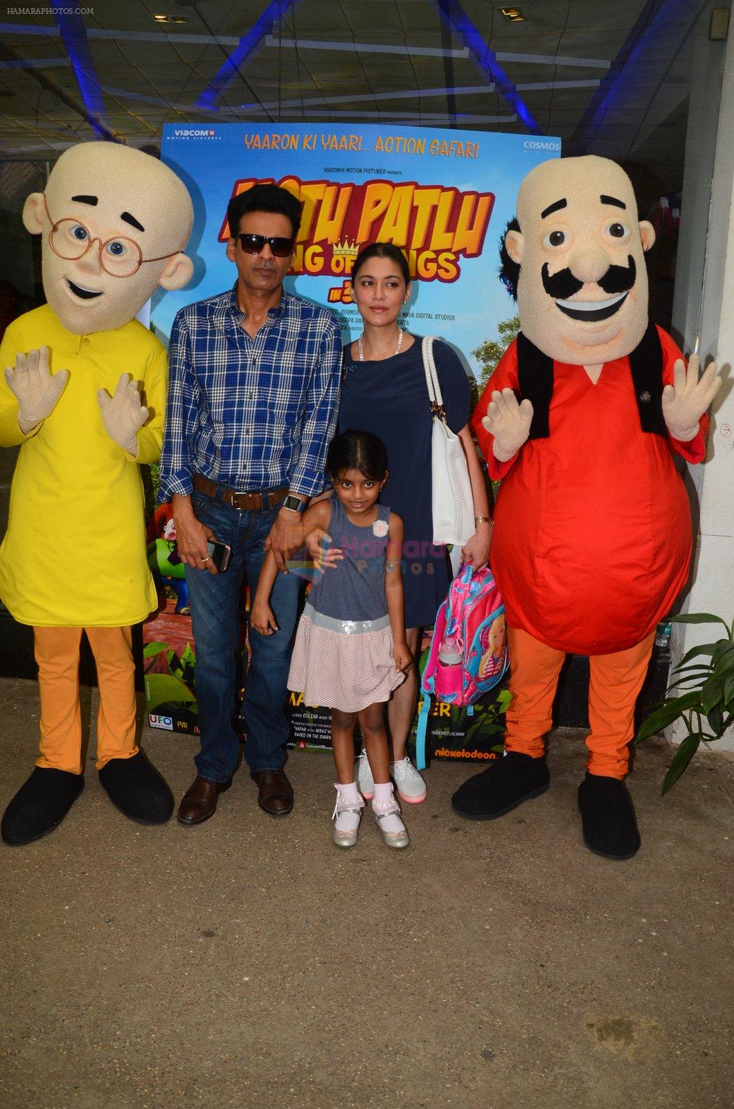 Manoj Bajpai at Motu Patlu screening in Mumbai on 9th Oct 2016