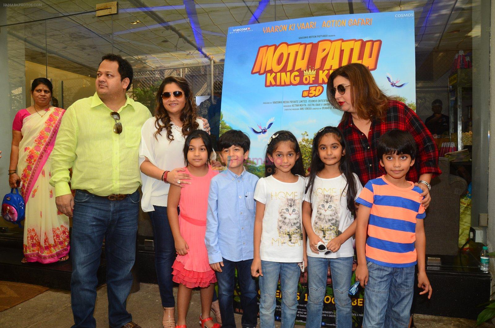 Farah Khan at Motu Patlu screening in Mumbai on 9th Oct 2016