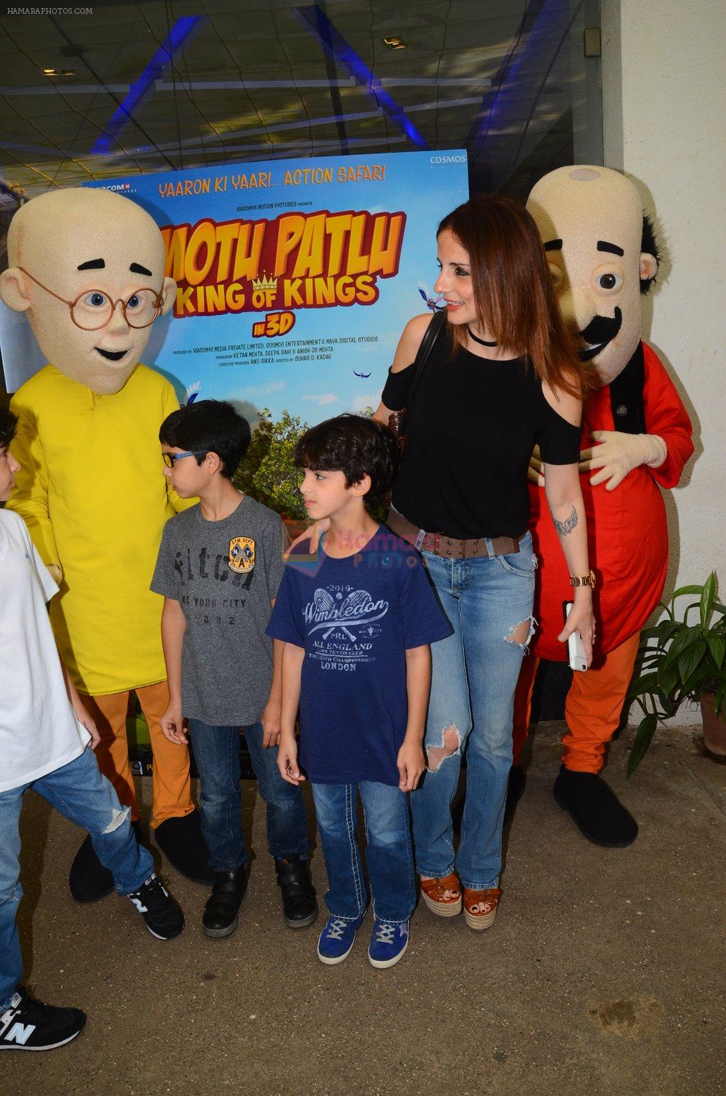 Suzanne Khan at Motu Patlu screening in Mumbai on 9th Oct 2016