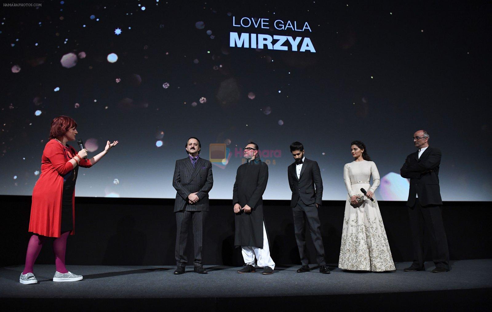 at Mirzya premiere in BFI London Film festival on 10th Oct 2016