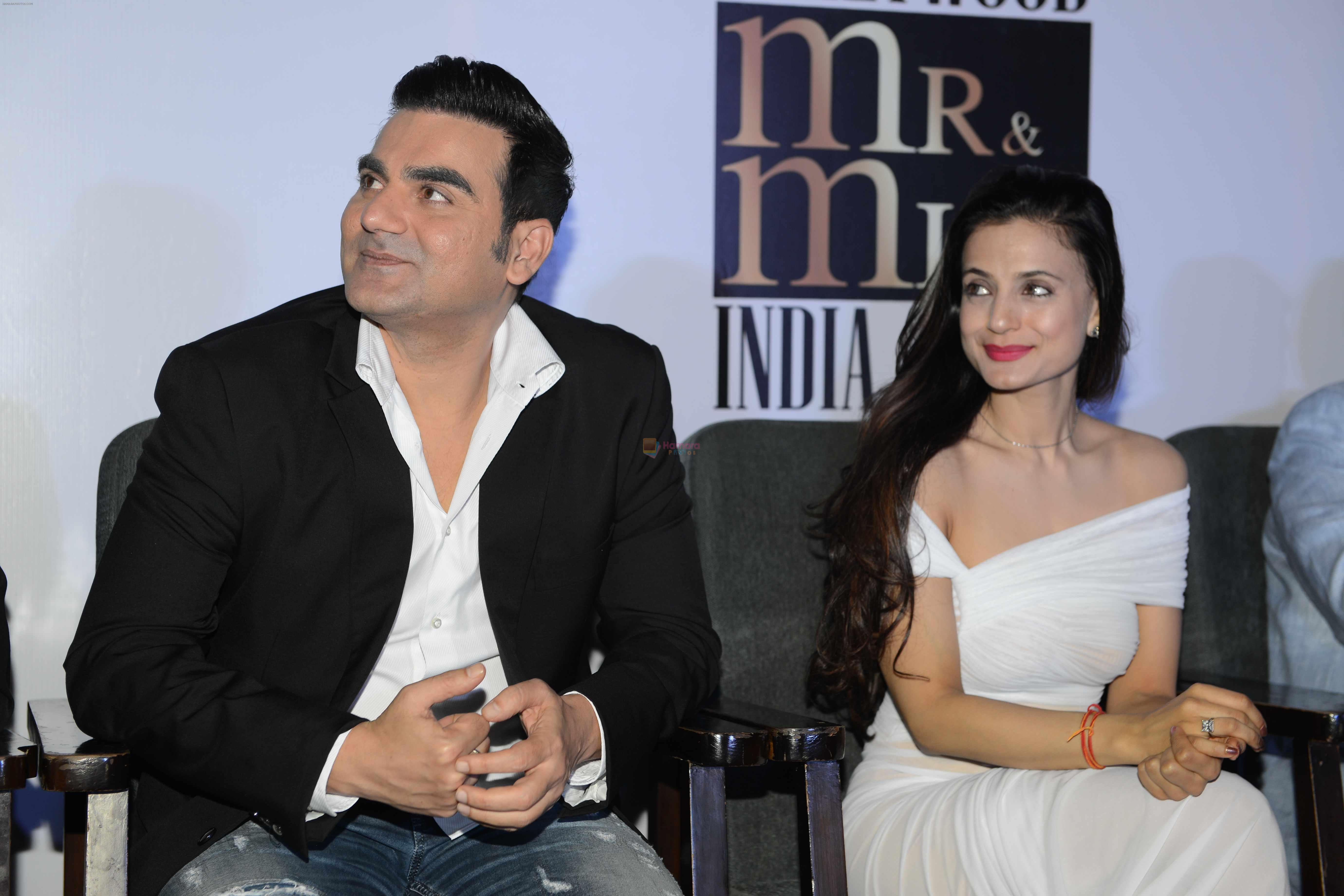 Arbaaz Khan and Ameesha Patel at Bollywood Mr and Miss India on 10th Oct 2016