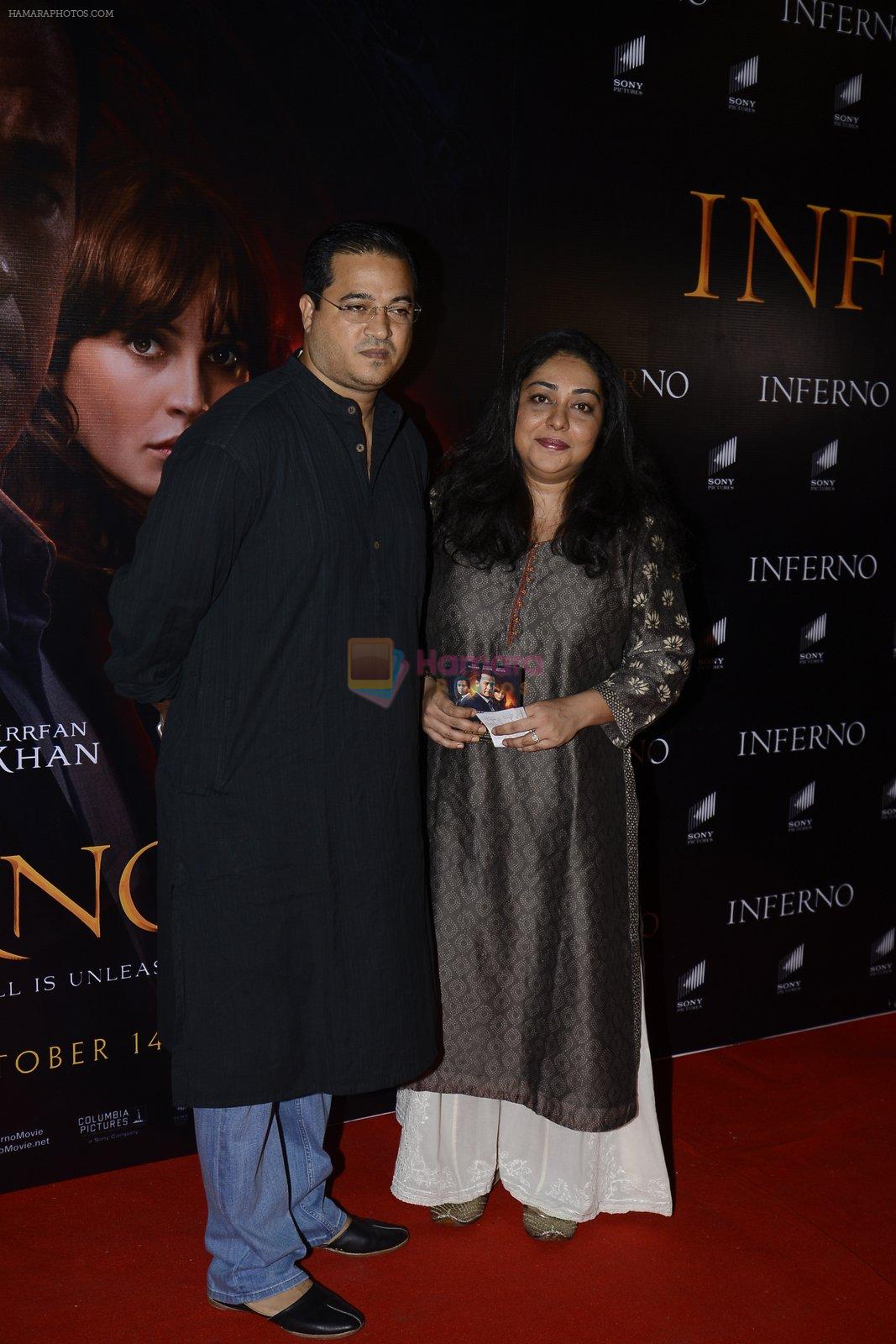Meghna Gulzar at Inferno premiere on 12th Oct 2016