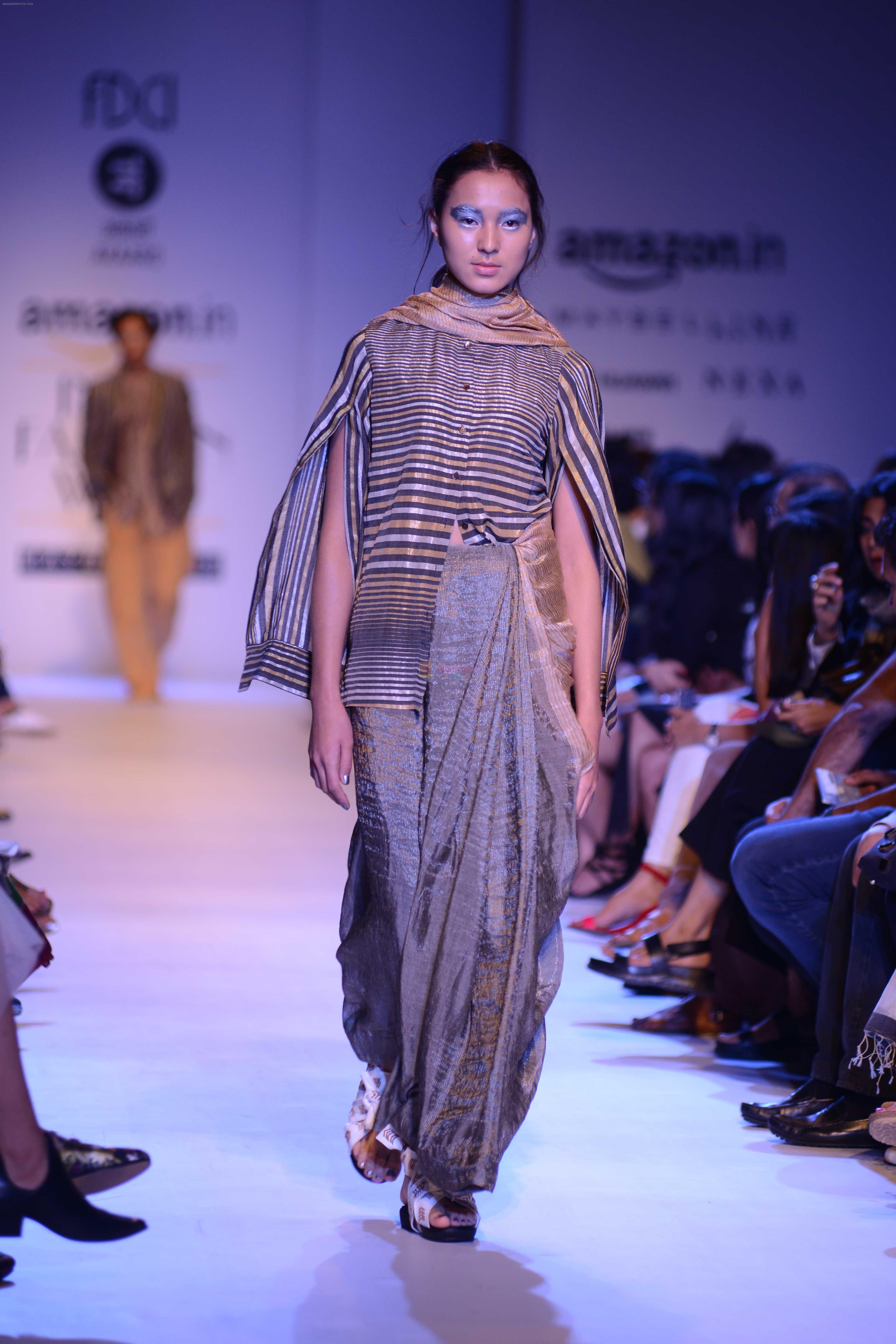 Model walk the ramp for Gaurav Jai Gupta show at AIFW on 13th Oct 2016