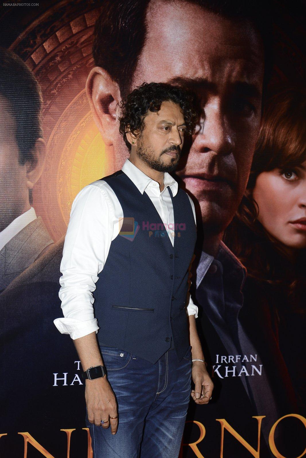 Irrfan Khan at Inferno premiere on 12th Oct 2016