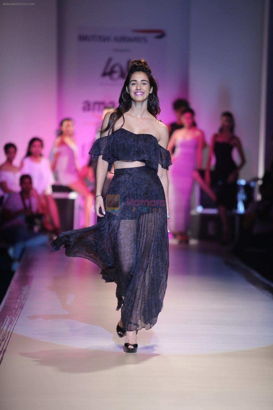 Disha Patani walks the ramp for the first time for Love Genrations debut at AFW_16