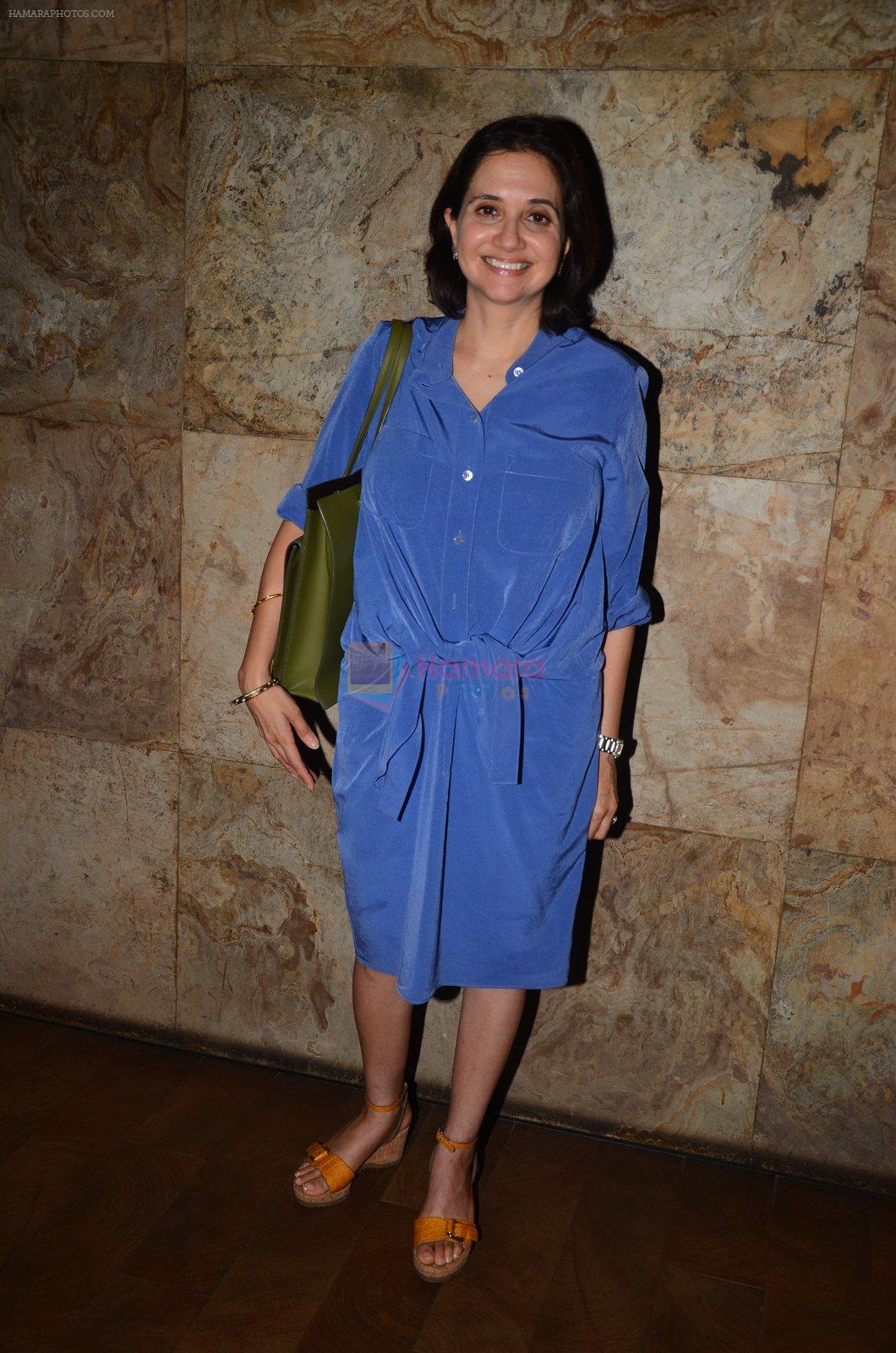 Anupama Chopra snapped at the screening in lightbox on 14th Oct 2016