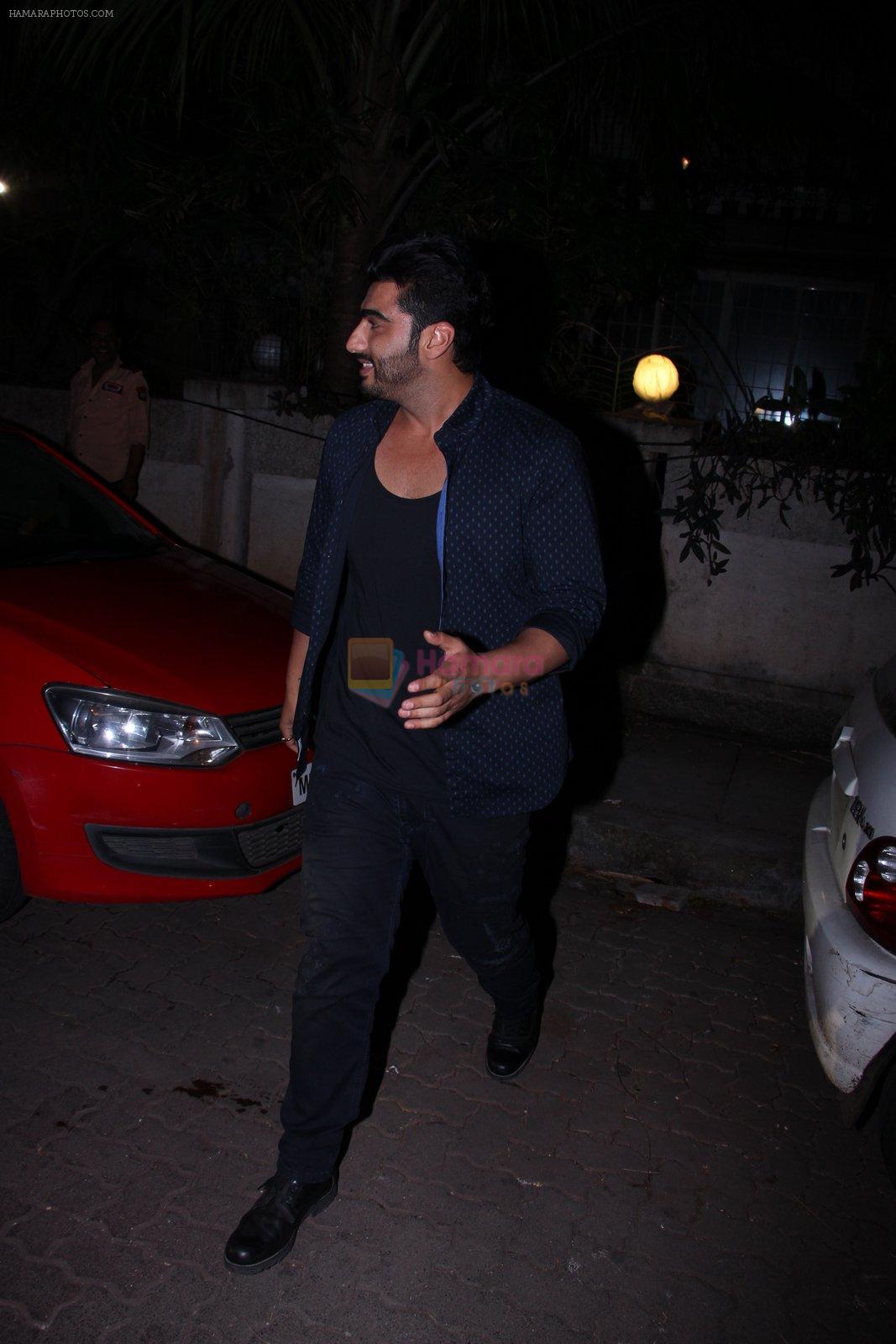 Arjun Kapoor snapped with Badshah on 14th Oct 2016