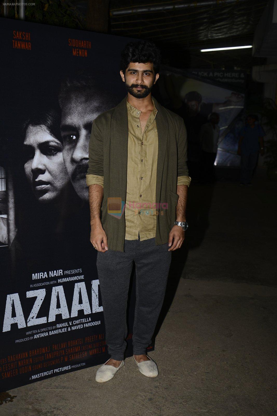 Siddharth Menon at Azaad film screening on 18th Oct 2016