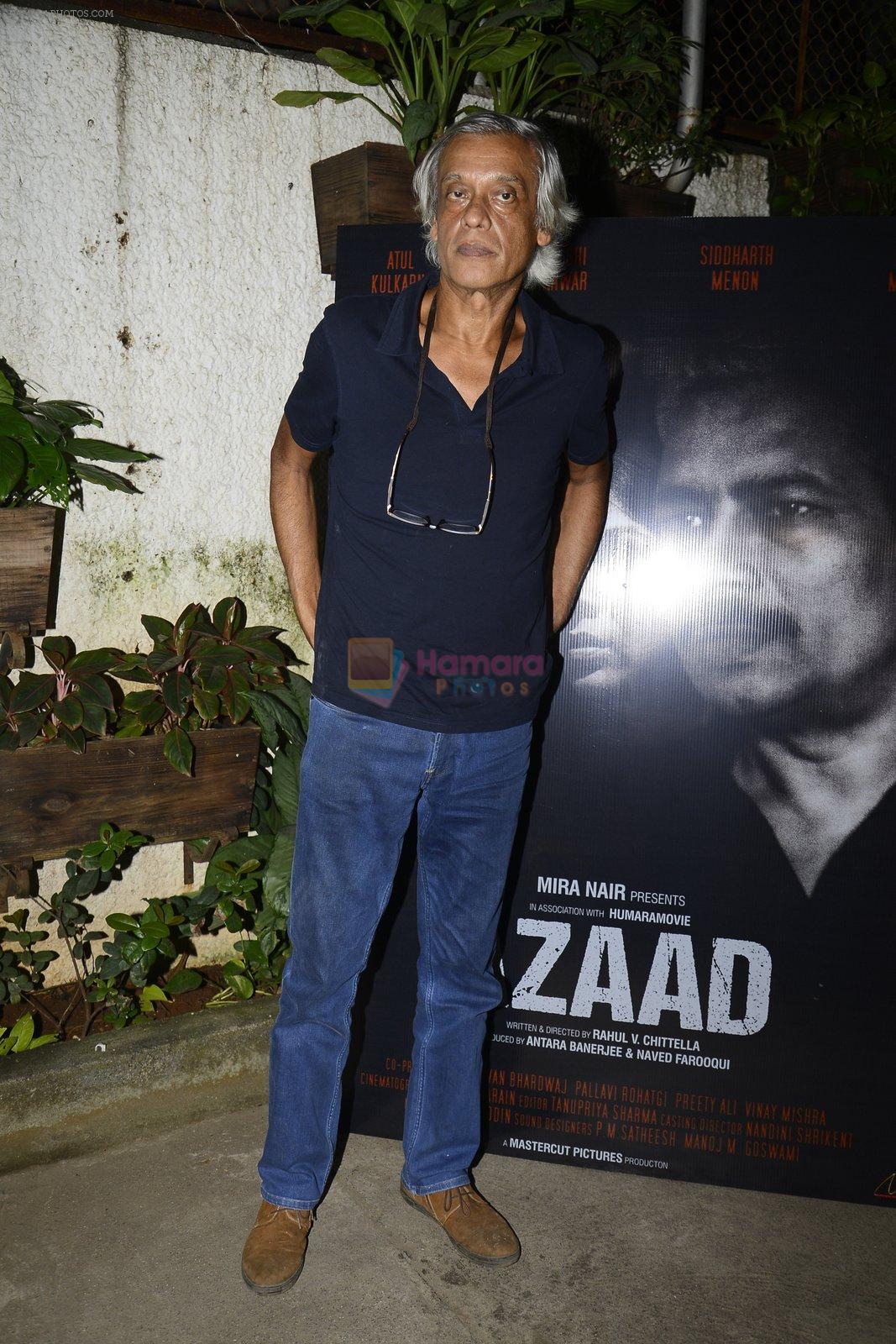 Sudhir Mishra at Azaad film screening on 18th Oct 2016