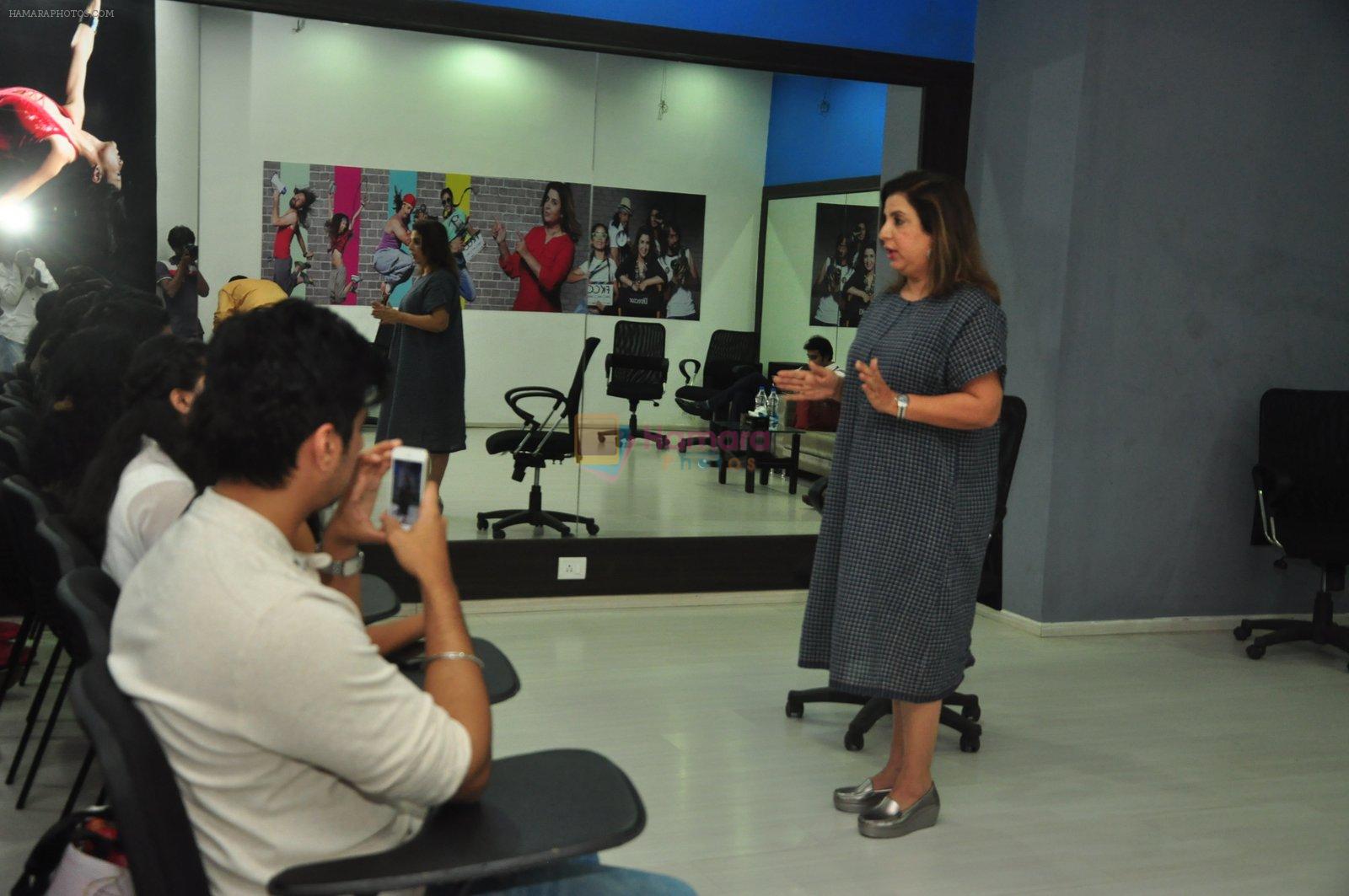 Farah Khan takes class for ITA students on 19th Oct 2016