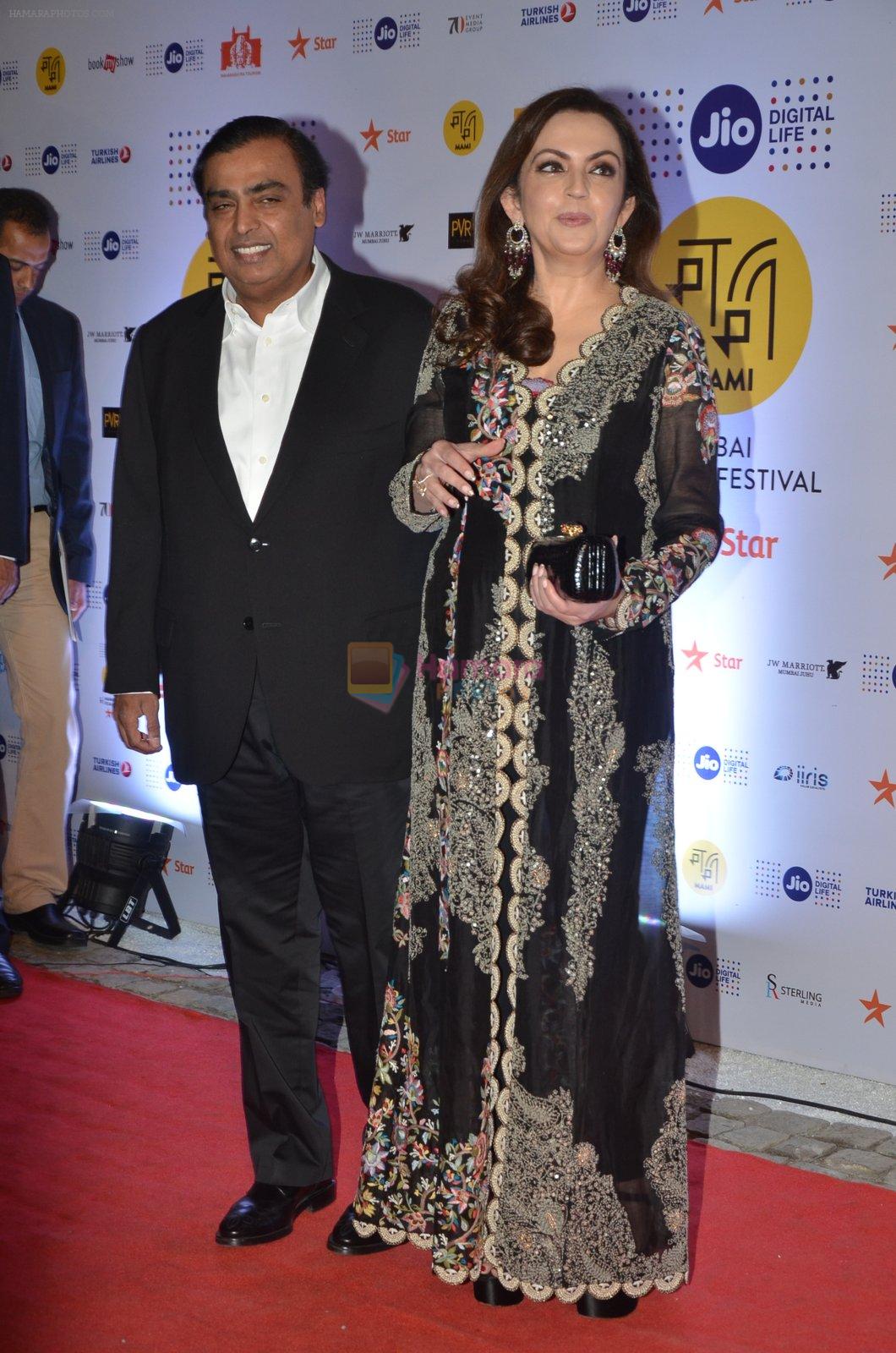 Nita AMbani, Mukesh Ambani at MAMI Film Festival 2016 on 20th Oct 2016