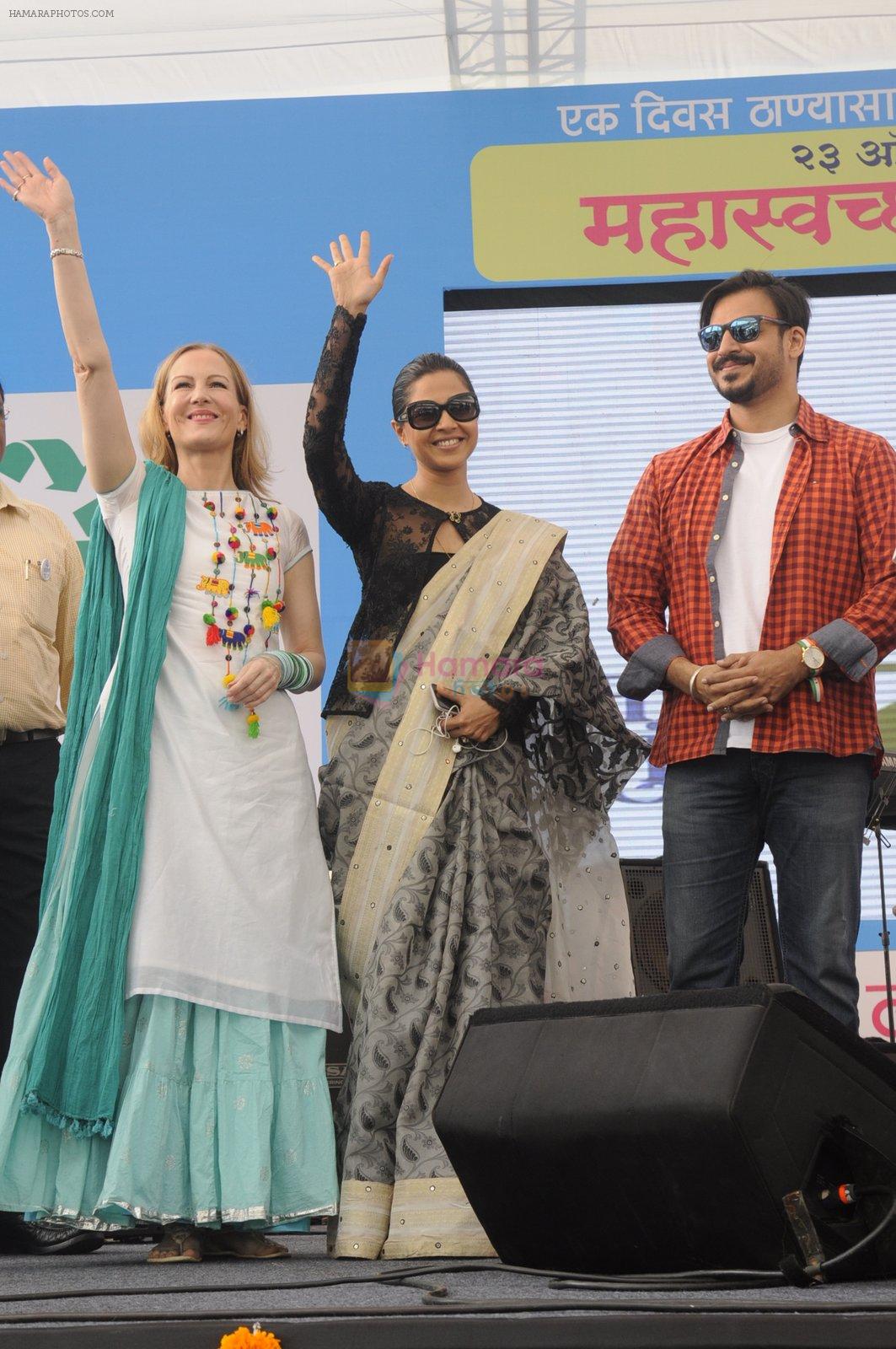 Vivek Oberoi at Clean Thane event on 23rd Oct 2016