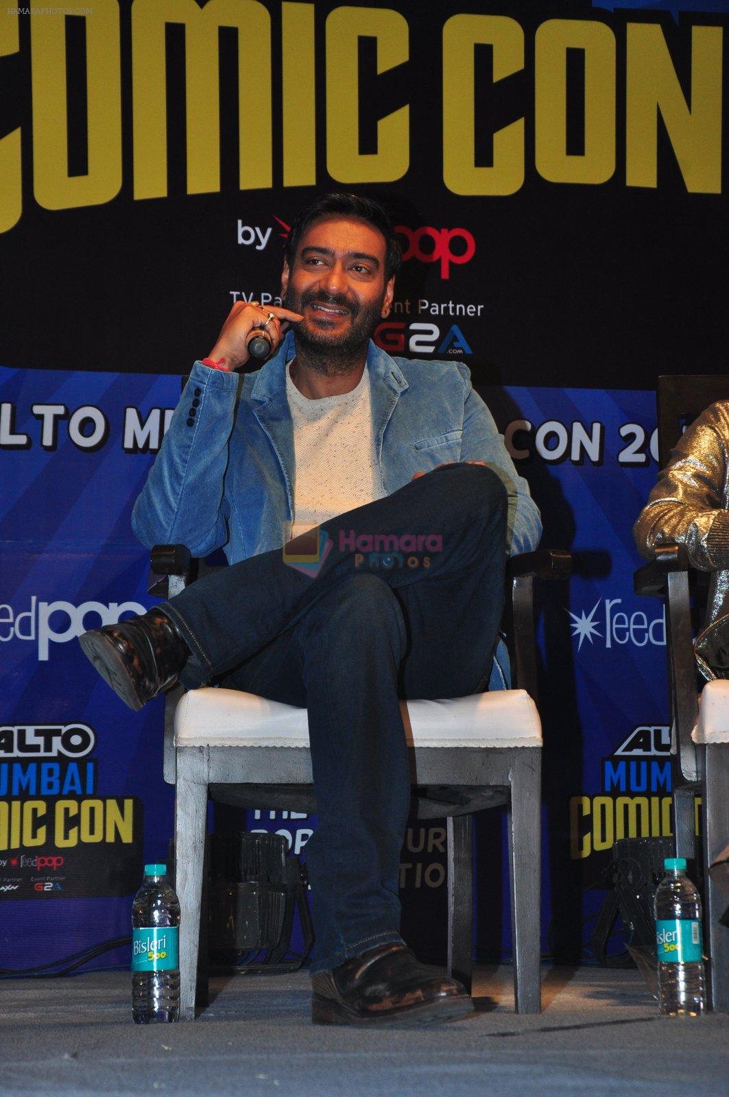 Ajay Devgan with Shivaay team at Mumbai Comic Con on 23rd Oct 2016