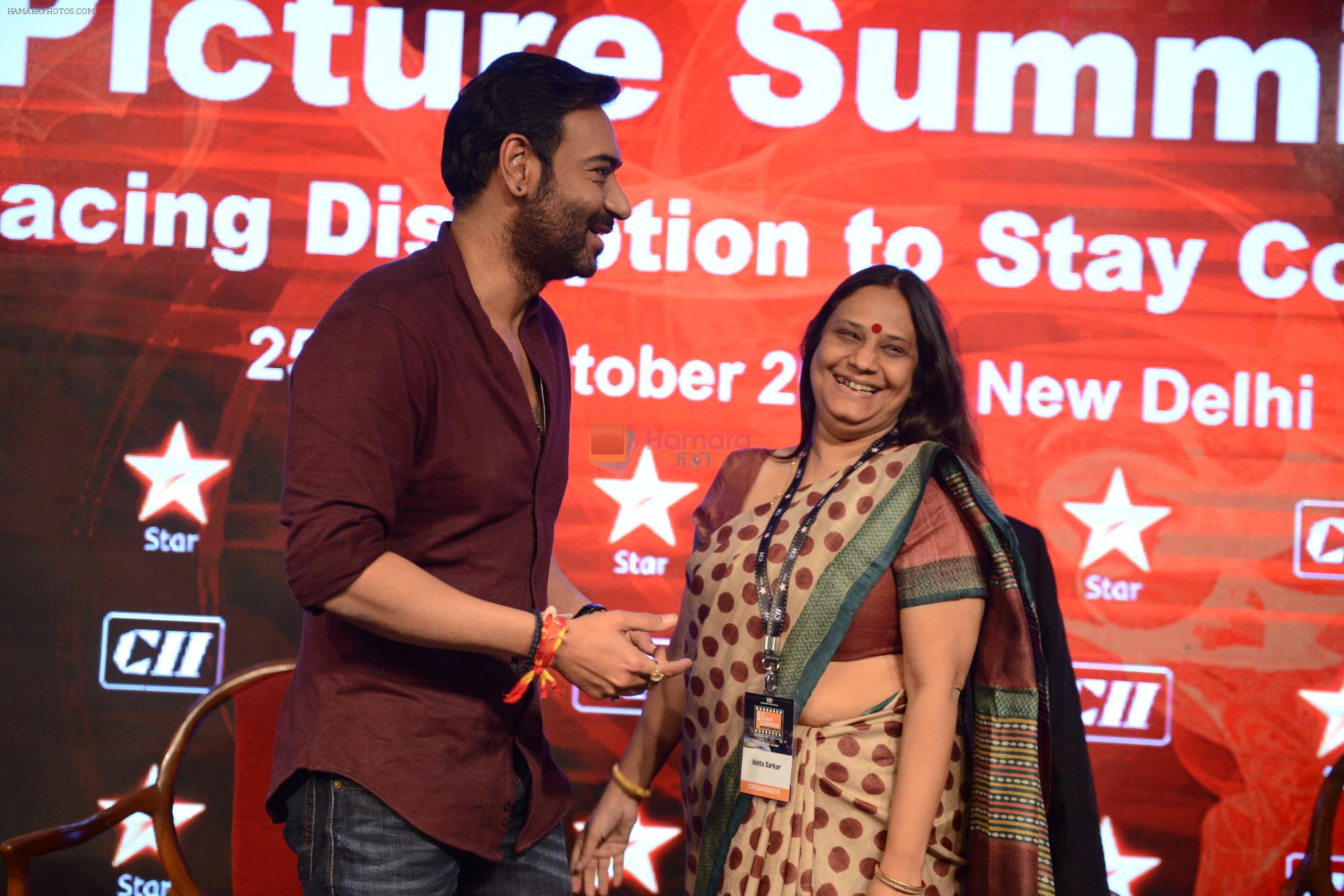 Ajay Devgan at Shivaay promotions in Delhi on 25th Oct 2016