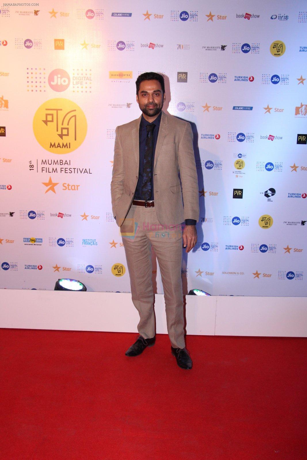 Abhay Deol at closing ceremony of MAMI Film Festival 2016 on 27th Oct 2016