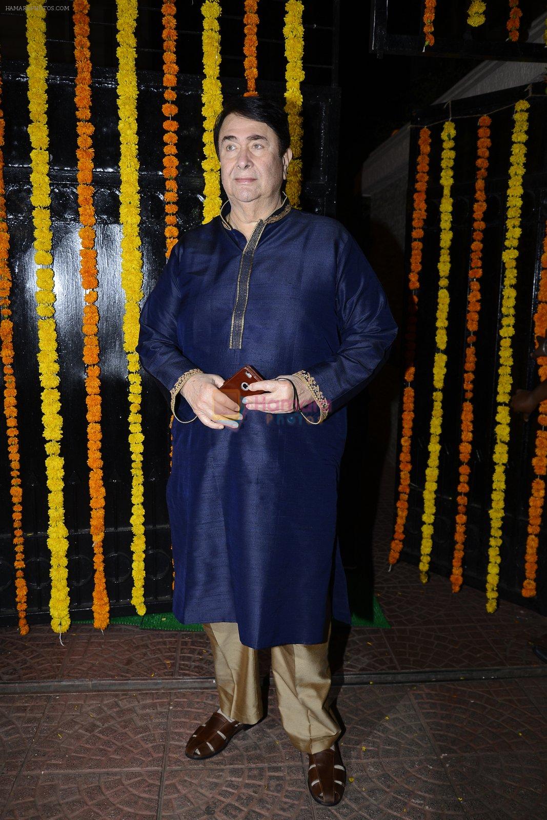 Randhir Kapoor at Ekta Kapoor's Diwali bash on 29th Oct 2016
