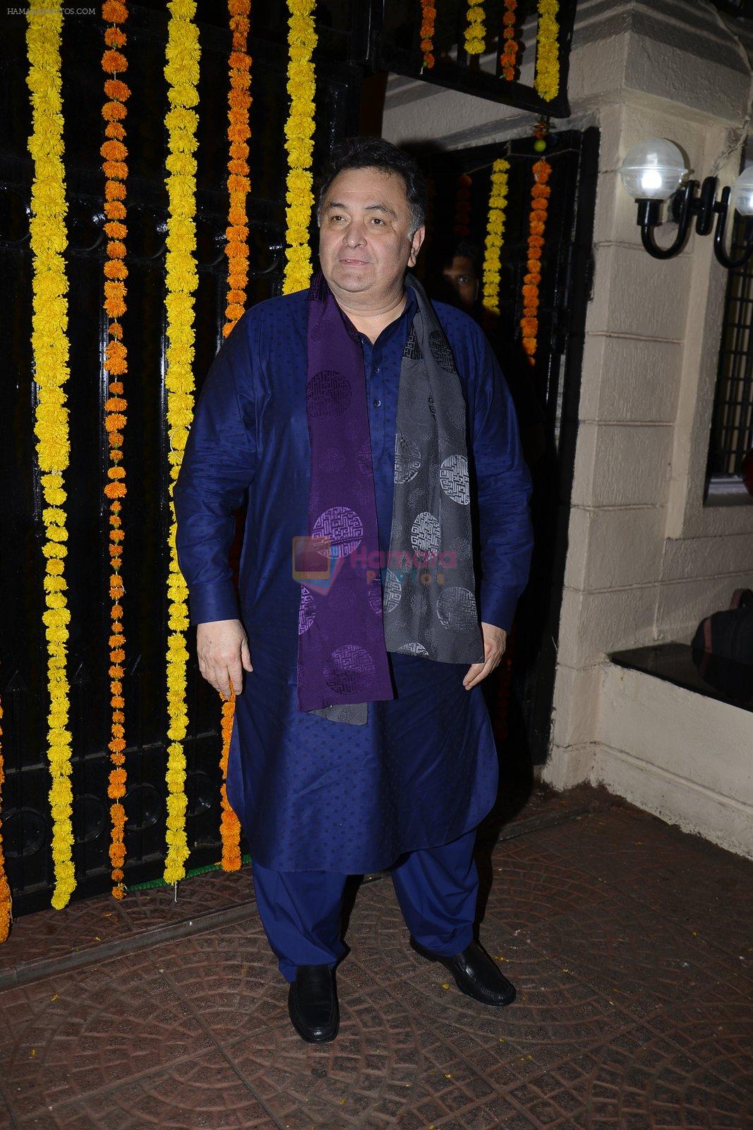Rishi Kapoor at Ekta Kapoor's Diwali bash on 29th Oct 2016